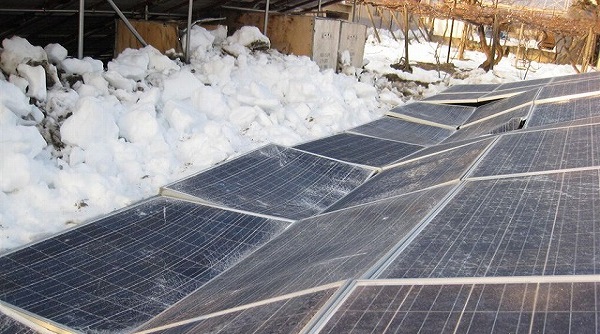 太陽光発電積雪リスク